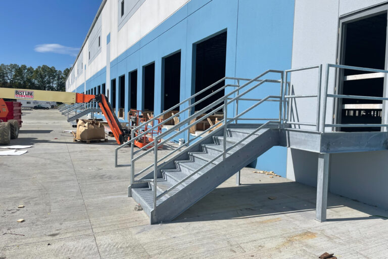 warehouse stairs and walkway fabrication and installation lehigh valley pa
